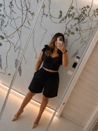 Completo due pezzi nero