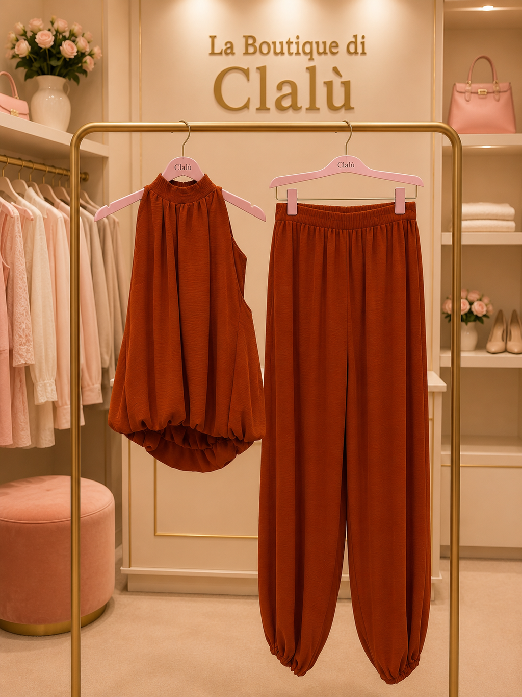Completo ruggine elegante e super versatile