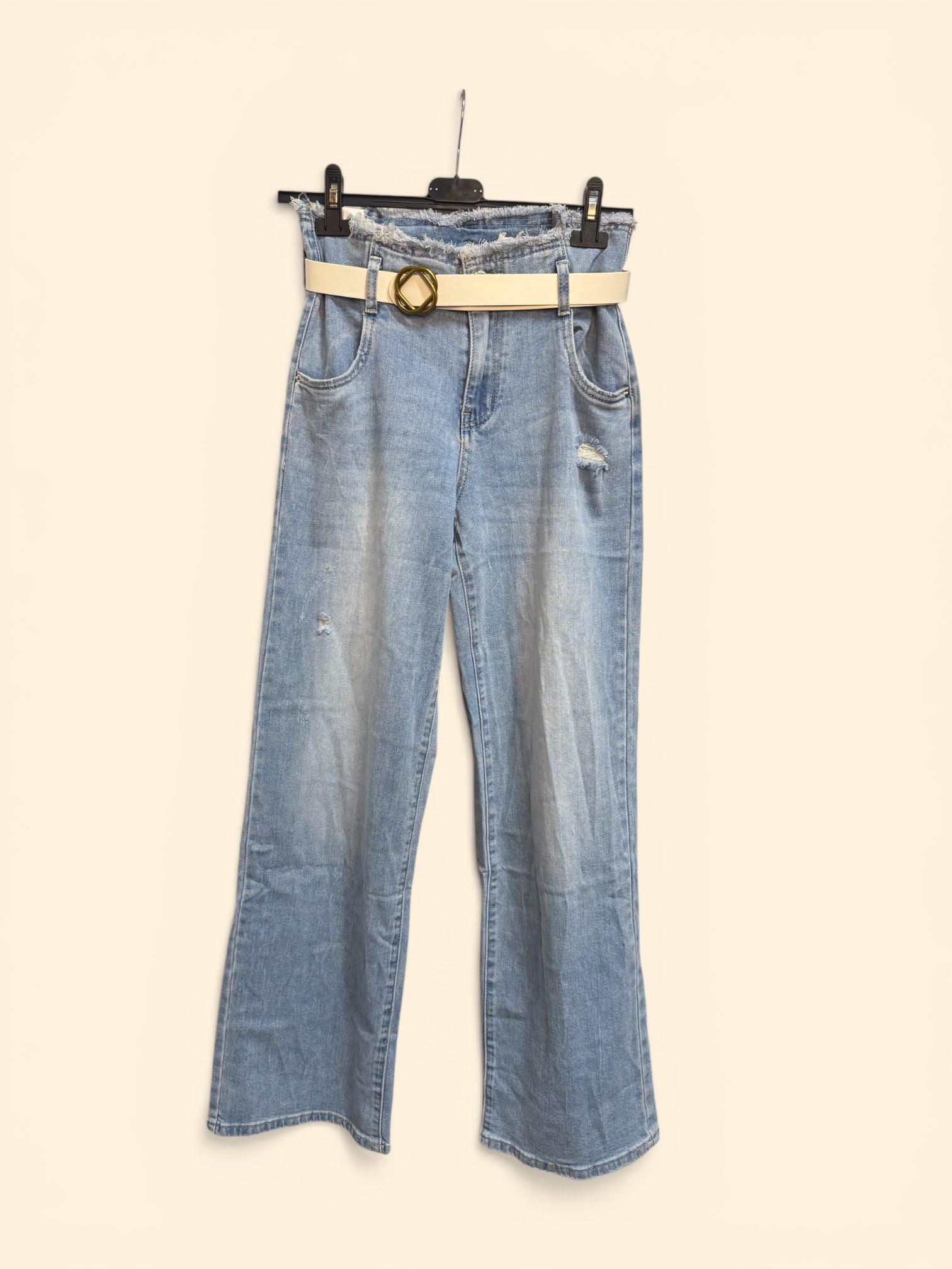 Jeans frangia