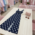 Abito Pois Blu “Dolce Estate”