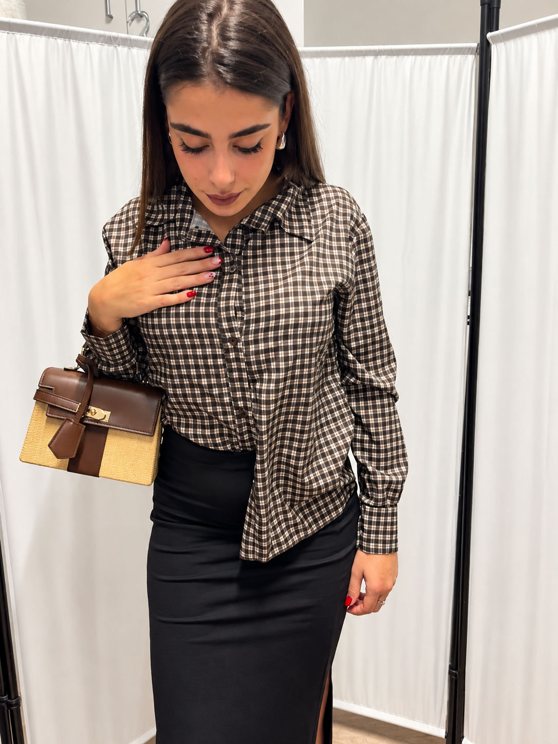 Camicia a quadretti autunnale