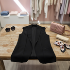 Gilet “Effetto Look Curato” Nero