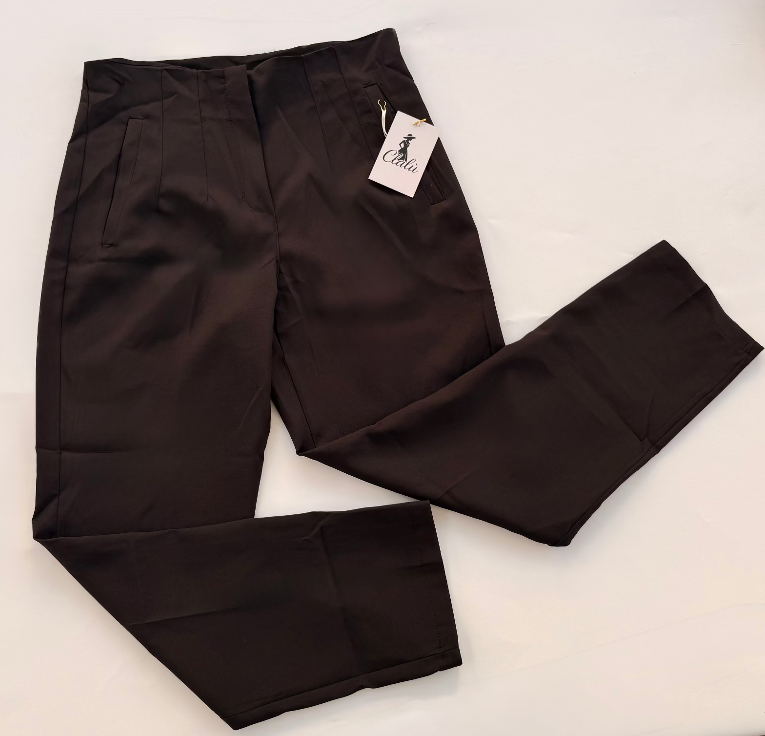 Pantalone Ginevra – Vita Alta Elegance