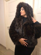 Pelliccia pellicciosa Aria Fur Marrone